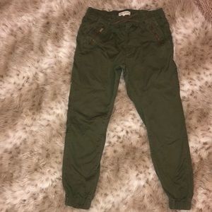 Olive Green joggers from PACSUN: size medium!